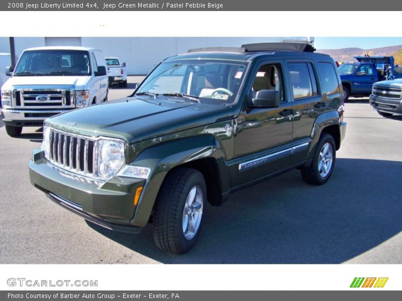 Jeep Green Metallic / Pastel Pebble Beige 2008 Jeep Liberty Limited 4x4