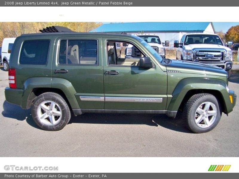 Jeep Green Metallic / Pastel Pebble Beige 2008 Jeep Liberty Limited 4x4