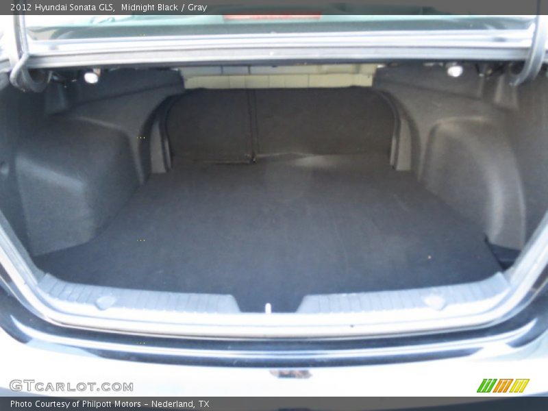Midnight Black / Gray 2012 Hyundai Sonata GLS