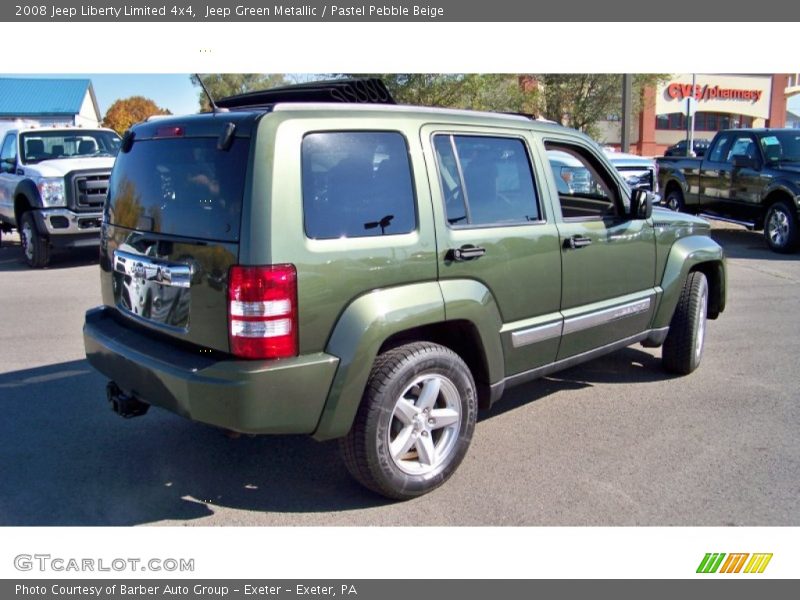 Jeep Green Metallic / Pastel Pebble Beige 2008 Jeep Liberty Limited 4x4