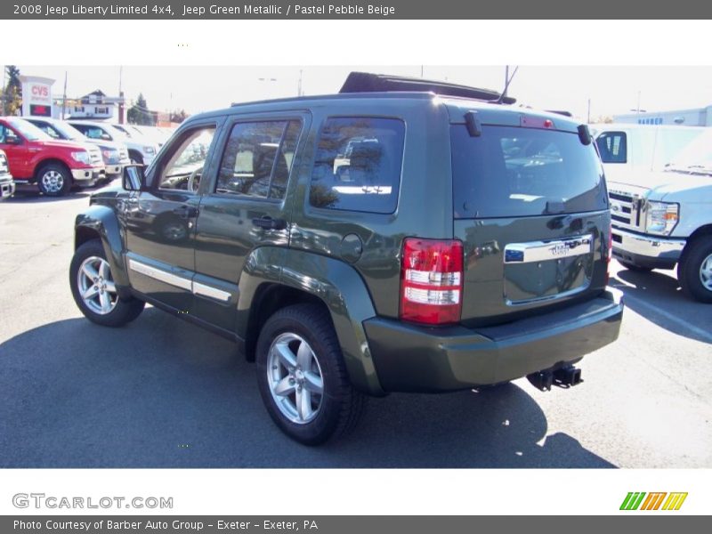 Jeep Green Metallic / Pastel Pebble Beige 2008 Jeep Liberty Limited 4x4