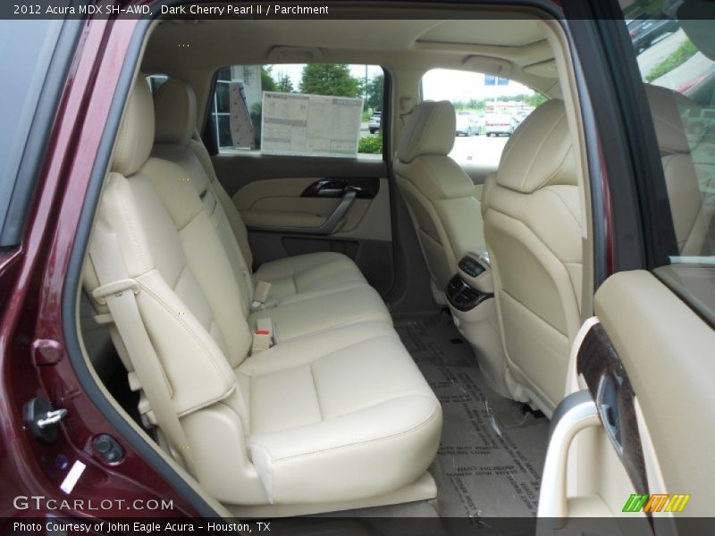 Dark Cherry Pearl II / Parchment 2012 Acura MDX SH-AWD