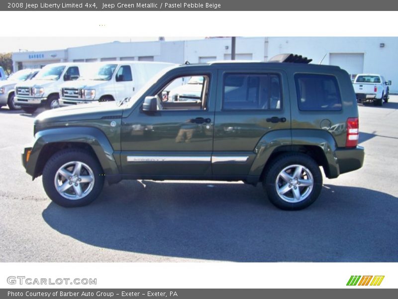 Jeep Green Metallic / Pastel Pebble Beige 2008 Jeep Liberty Limited 4x4