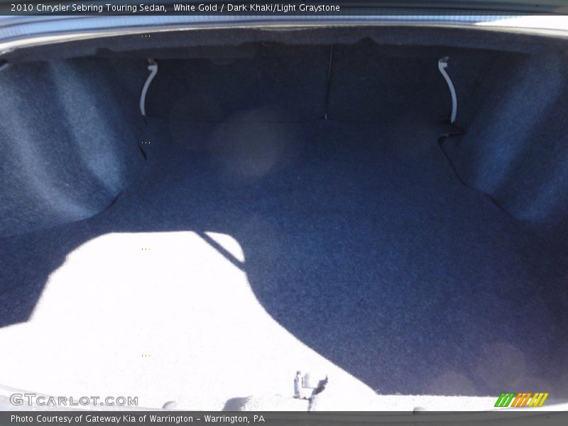 White Gold / Dark Khaki/Light Graystone 2010 Chrysler Sebring Touring Sedan