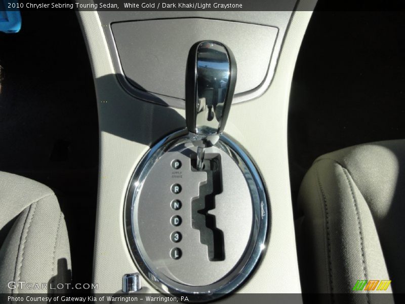 White Gold / Dark Khaki/Light Graystone 2010 Chrysler Sebring Touring Sedan