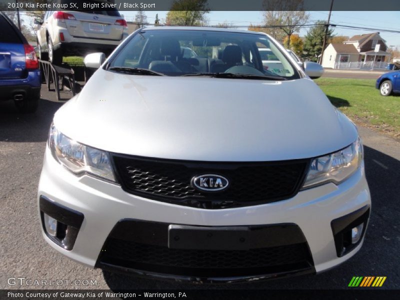 Bright Silver / Black Sport 2010 Kia Forte Koup SX
