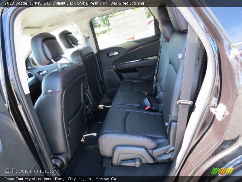 Brilliant Black Crystal Pearl / R/T Black/Red Stitching 2013 Dodge Journey R/T