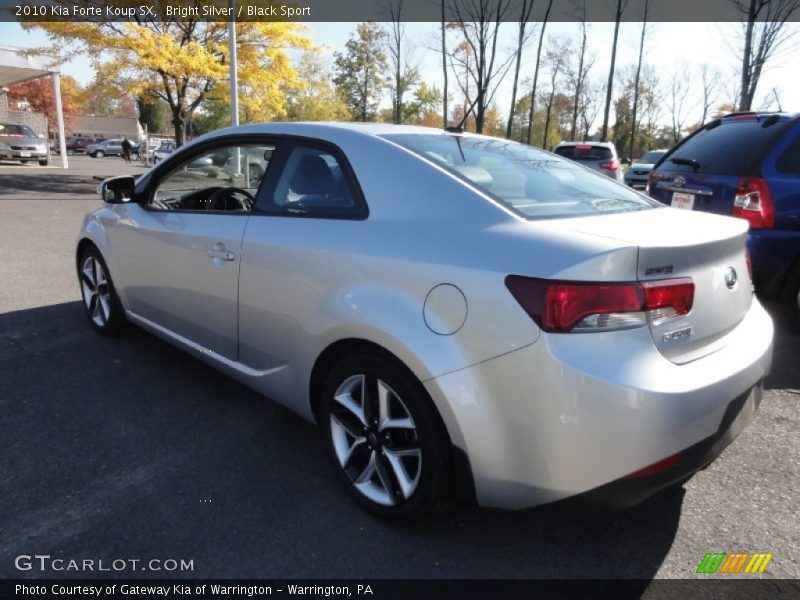 Bright Silver / Black Sport 2010 Kia Forte Koup SX