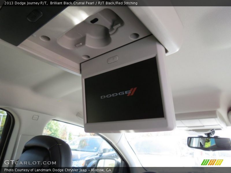 Brilliant Black Crystal Pearl / R/T Black/Red Stitching 2013 Dodge Journey R/T