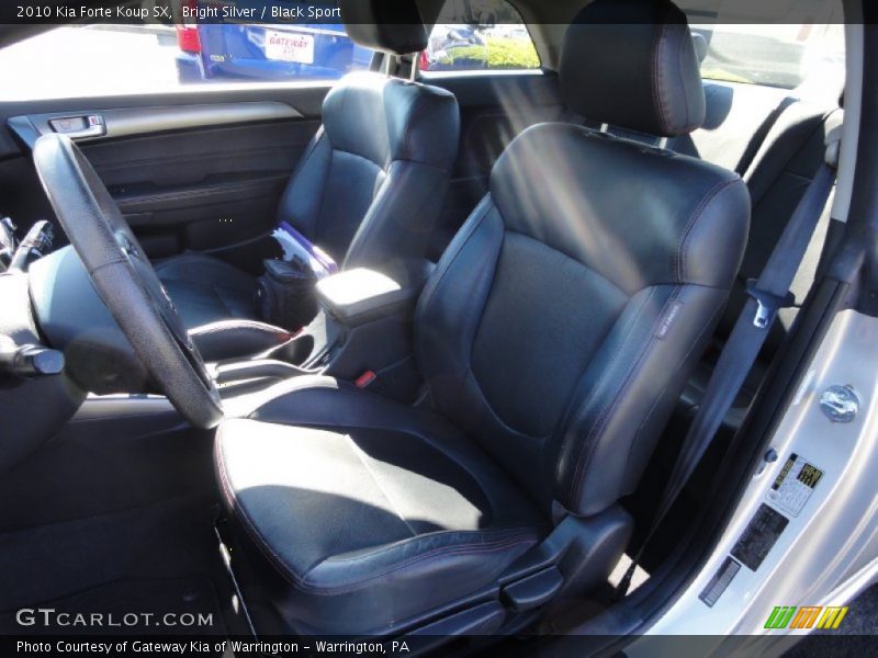 Front Seat of 2010 Forte Koup SX