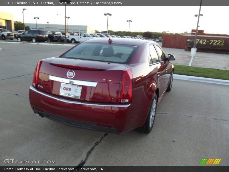 Crystal Red Tintcoat / Cashmere/Ebony 2013 Cadillac CTS 3.0 Sedan