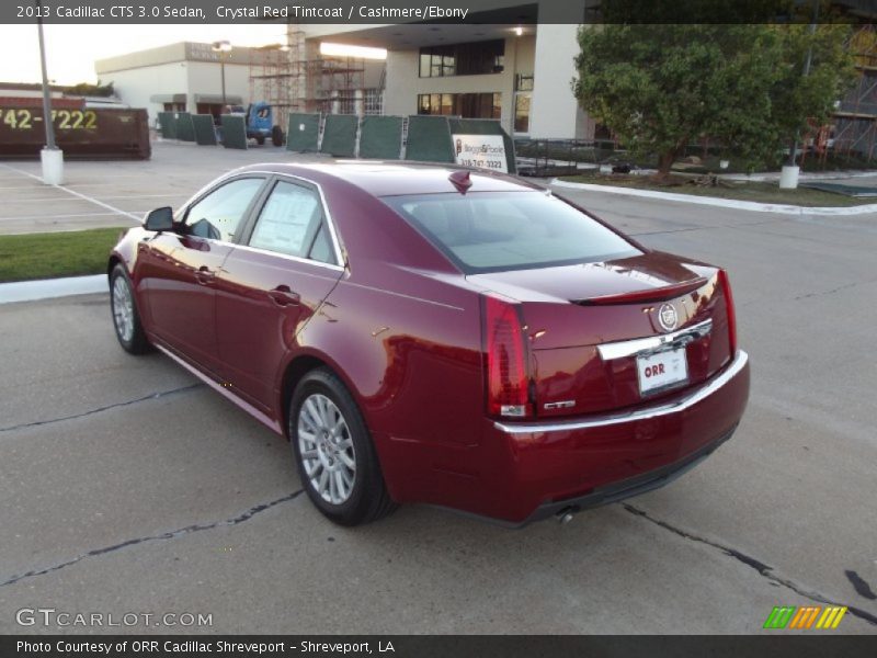 Crystal Red Tintcoat / Cashmere/Ebony 2013 Cadillac CTS 3.0 Sedan