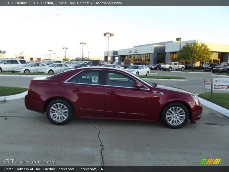Crystal Red Tintcoat / Cashmere/Ebony 2013 Cadillac CTS 3.0 Sedan