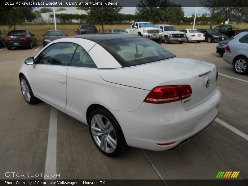 Candy White / Cornsilk Beige 2013 Volkswagen Eos Executive