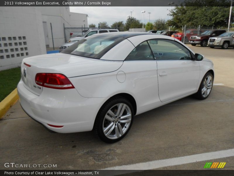 Candy White / Cornsilk Beige 2013 Volkswagen Eos Executive