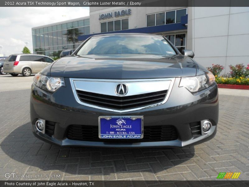 Graphite Luster Metallic / Ebony 2012 Acura TSX Technology Sport Wagon