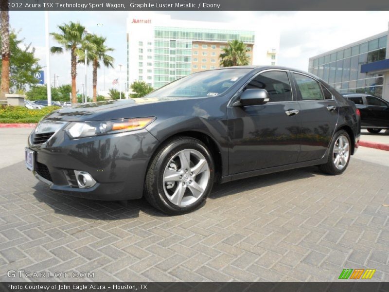 Graphite Luster Metallic / Ebony 2012 Acura TSX Technology Sport Wagon