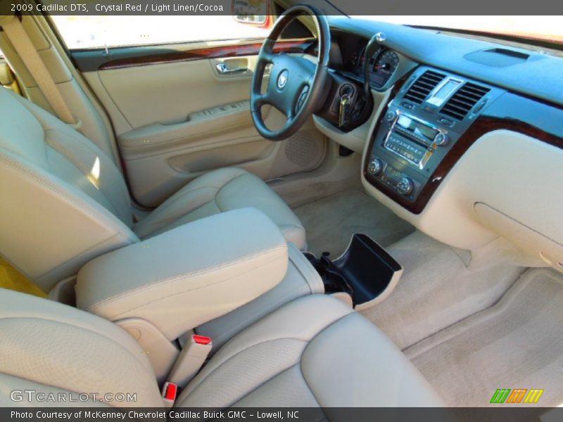 Crystal Red / Light Linen/Cocoa 2009 Cadillac DTS