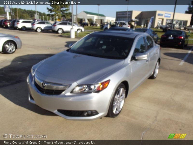 Silver Moon / Ebony 2013 Acura ILX 2.0L Technology