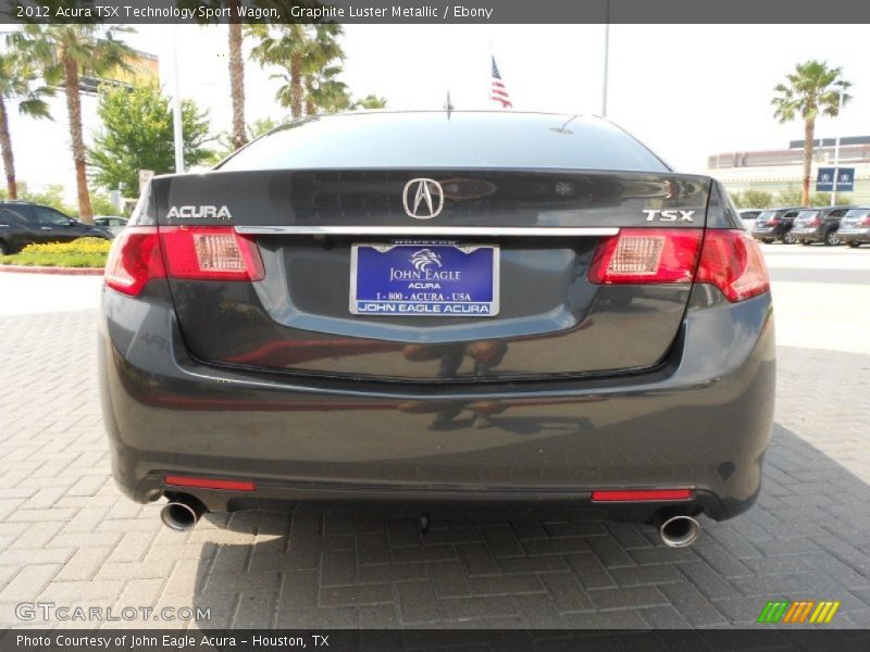 Graphite Luster Metallic / Ebony 2012 Acura TSX Technology Sport Wagon