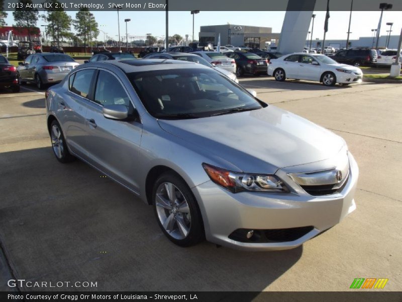 Silver Moon / Ebony 2013 Acura ILX 2.0L Technology
