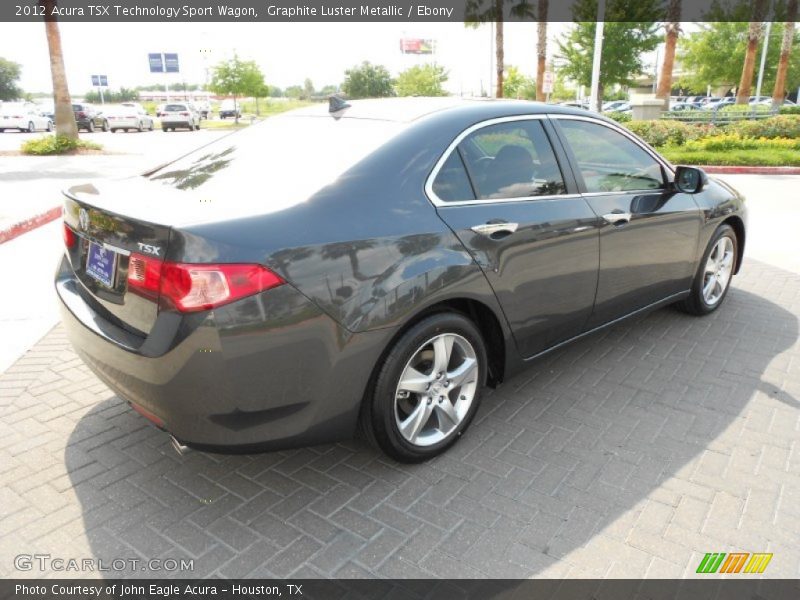Graphite Luster Metallic / Ebony 2012 Acura TSX Technology Sport Wagon