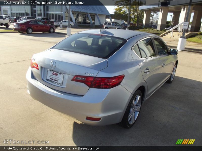 Silver Moon / Ebony 2013 Acura ILX 2.0L Technology