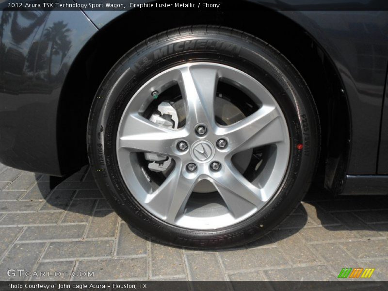 Graphite Luster Metallic / Ebony 2012 Acura TSX Technology Sport Wagon