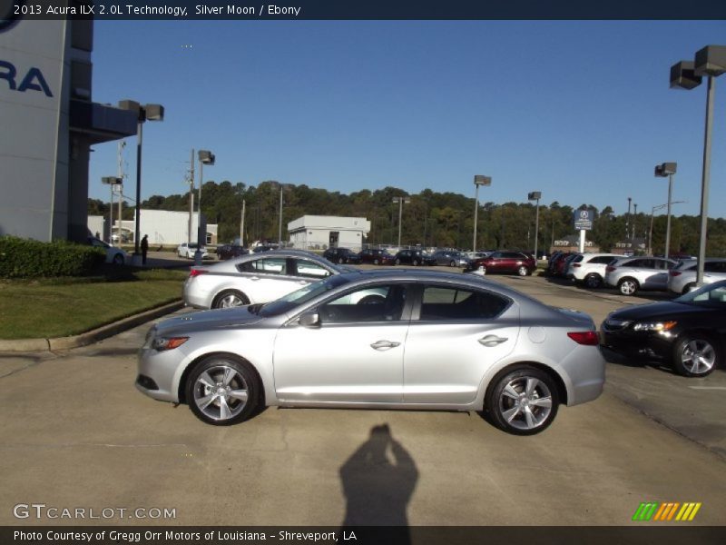 Silver Moon / Ebony 2013 Acura ILX 2.0L Technology