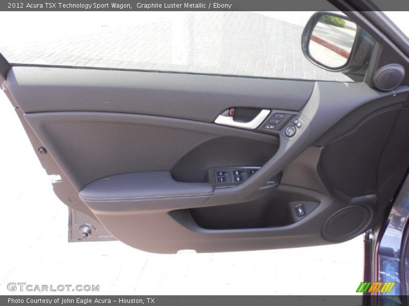 Graphite Luster Metallic / Ebony 2012 Acura TSX Technology Sport Wagon