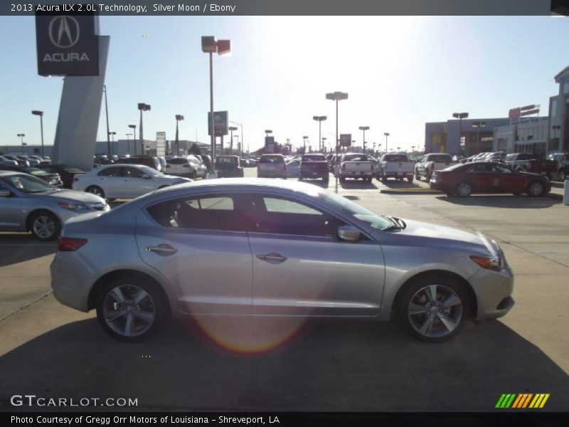 Silver Moon / Ebony 2013 Acura ILX 2.0L Technology