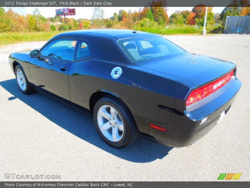 Pitch Black / Dark Slate Gray 2012 Dodge Challenger SXT