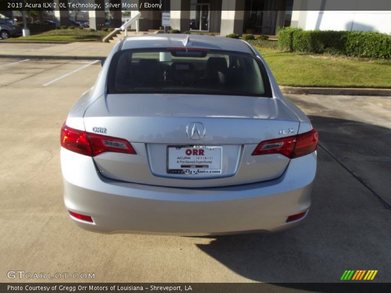 Silver Moon / Ebony 2013 Acura ILX 2.0L Technology