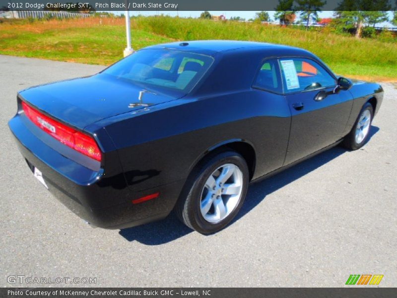 Pitch Black / Dark Slate Gray 2012 Dodge Challenger SXT