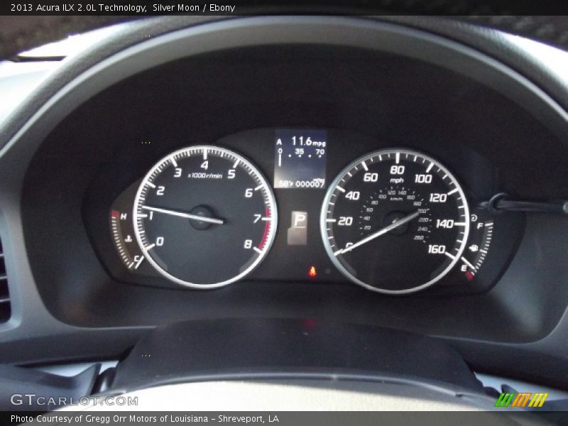 Silver Moon / Ebony 2013 Acura ILX 2.0L Technology