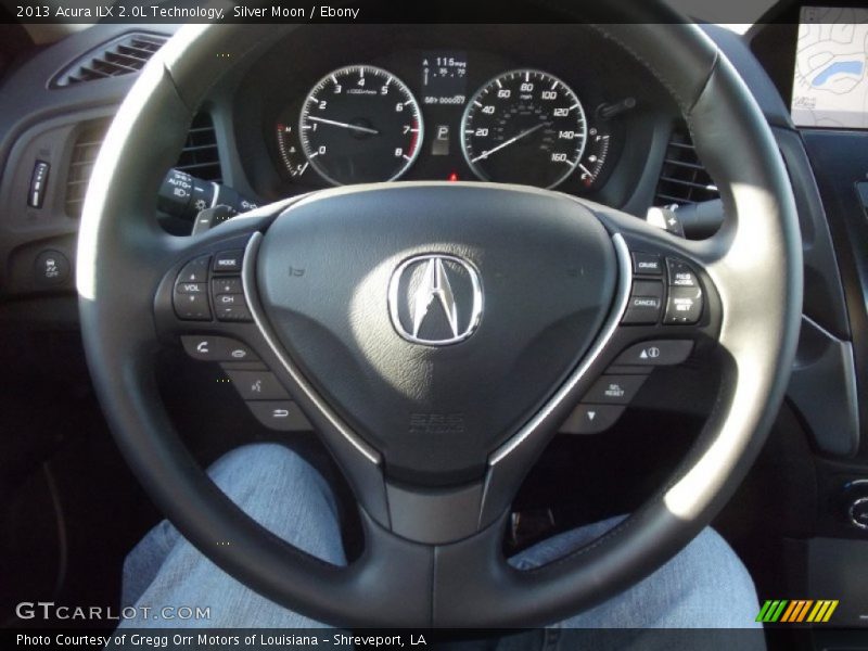 Silver Moon / Ebony 2013 Acura ILX 2.0L Technology