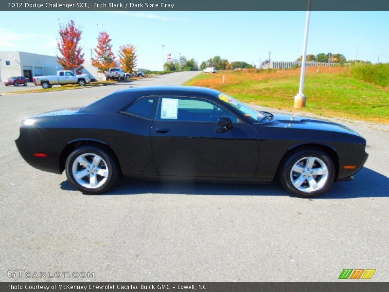 Pitch Black / Dark Slate Gray 2012 Dodge Challenger SXT