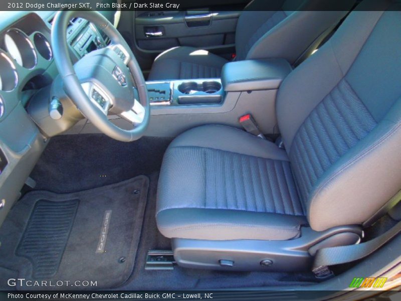 Pitch Black / Dark Slate Gray 2012 Dodge Challenger SXT