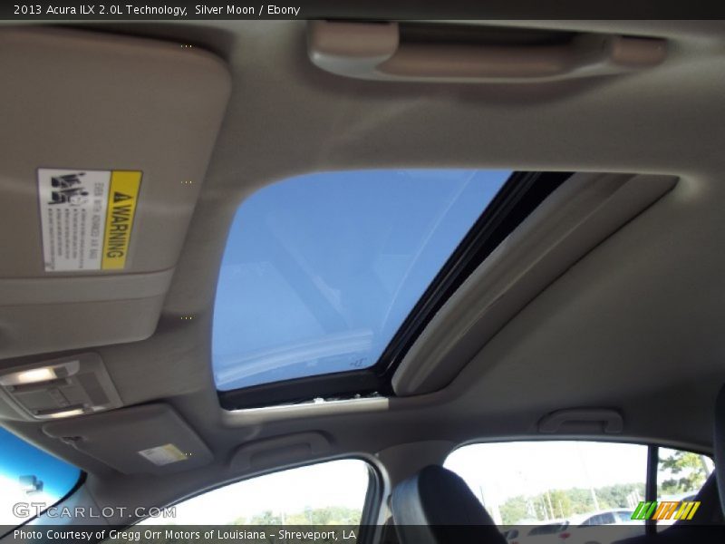 Silver Moon / Ebony 2013 Acura ILX 2.0L Technology