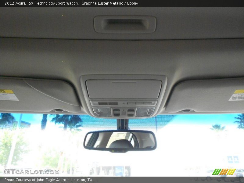 Graphite Luster Metallic / Ebony 2012 Acura TSX Technology Sport Wagon