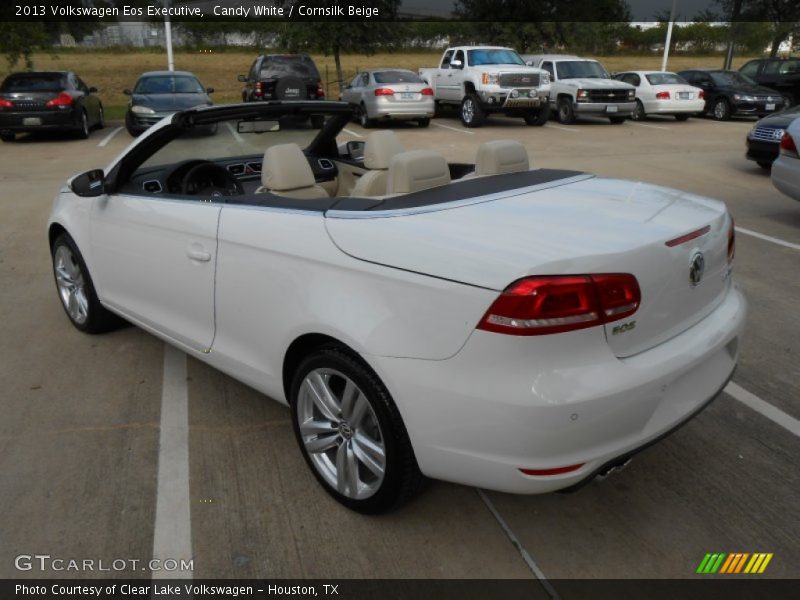 Candy White / Cornsilk Beige 2013 Volkswagen Eos Executive