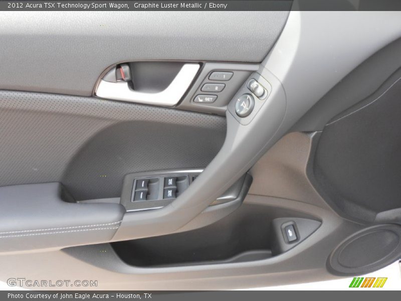 Graphite Luster Metallic / Ebony 2012 Acura TSX Technology Sport Wagon