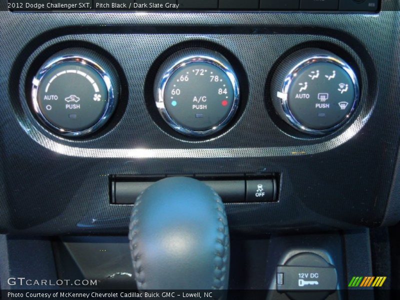 Pitch Black / Dark Slate Gray 2012 Dodge Challenger SXT