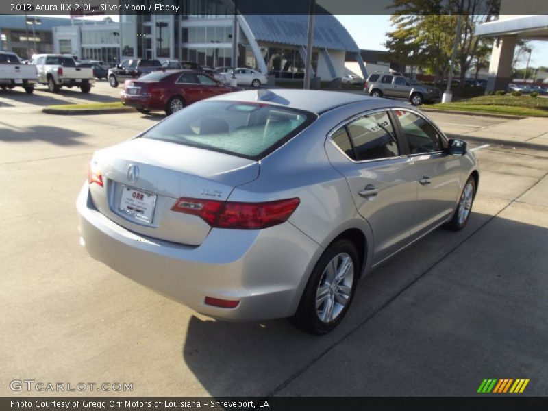 Silver Moon / Ebony 2013 Acura ILX 2.0L