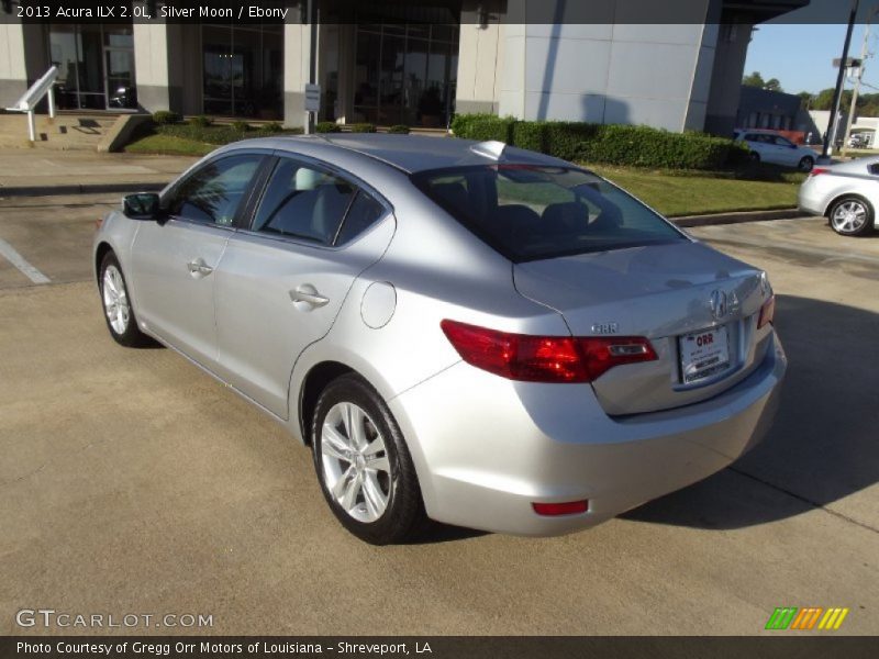 Silver Moon / Ebony 2013 Acura ILX 2.0L