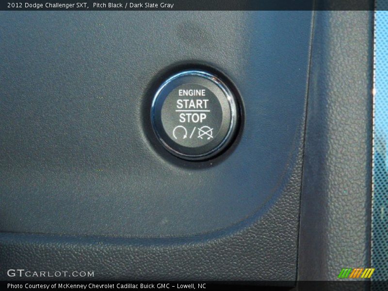 Pitch Black / Dark Slate Gray 2012 Dodge Challenger SXT
