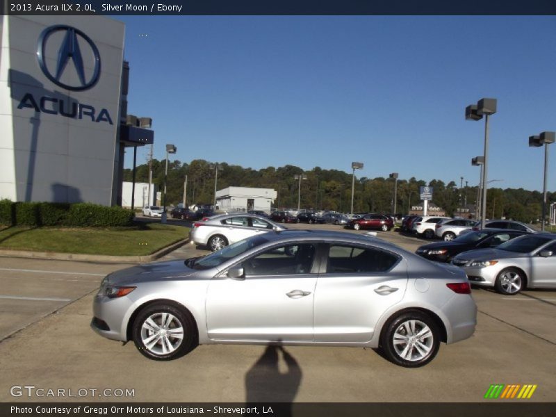Silver Moon / Ebony 2013 Acura ILX 2.0L