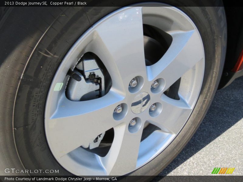 Copper Pearl / Black 2013 Dodge Journey SE