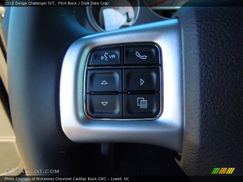 Pitch Black / Dark Slate Gray 2012 Dodge Challenger SXT