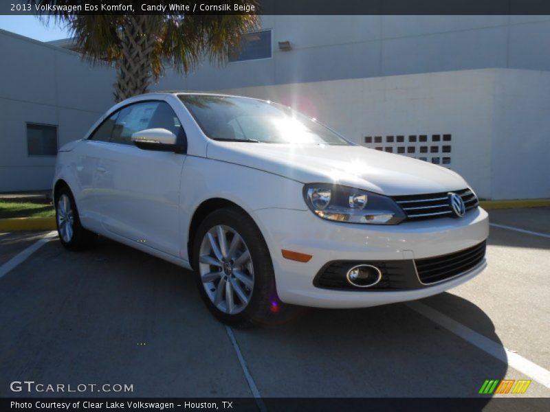 Candy White / Cornsilk Beige 2013 Volkswagen Eos Komfort